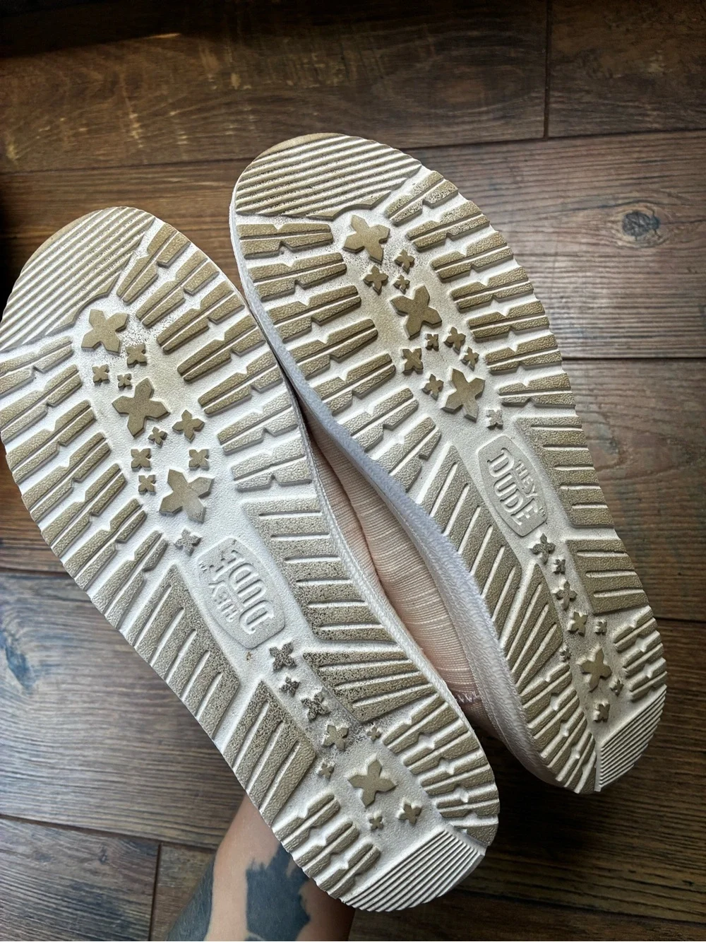 Hey Dude Wally Free Slip-On Shoes in Light Blush